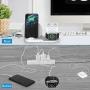 Wireless Charger for AirPods Pro, Coobetter 3 in 1 Wireless Charging Station,Wireless Charging Stand Watch Charger Compatible with iPhone 11/11 pro /11 Pro Max/Xs/XS Max/XR/X / 8 /8P (White)