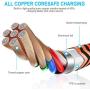 iPhone Charger MFi Certified iPhone Charger Cord Aioneus 6FT 3 Pack Lightning Cable Braided Fast iPhone Charging Cord for iPhone 11 Pro Max XR XS X 10 8 7 6s 6 Plus 5 SE 2020, iPad Mini Air 6th gen