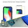 OtterBox DEFENDER SERIES SCREENLESS EDITION Case for iPhone Xs & iPhone X - Retail Packaging - CORAL DOT (FUSION CORAL/BATON ROUGE/METALLIC DOT)