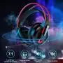 Zentouch Gaming Headset, Xbox One Headset with 7.1 Surround Sound & Noise Cancelling Over Ear Headphones with Mic, Stereo Headset for PS4 Xbox PC Nintendo Switch Cell Phone Laptop Tablet