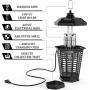 BASEIN Bug Zapper for Outdoor and Indoor 4200V High Powered Waterproof Electronic Bug Zapper Flies Trap Misquote Killer Mosquito Trap Outdoor Handheld Bug Zapper Electronic Mosquito Zapper Garden