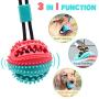 Tough Dog Chew Toys for Aggressive Chewers Medium Large Breed, Puppy Toys Durable Large Dog Puzzle Toys for Small Medium Large Dogs, Suction Cup Dog Toy Set with Rope Dog Toys Squeaky Plush Dog Toy