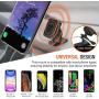Trianium Magnetic Dash Car Mount Phone Holder Desk Stand for iPhone, Samsung, Moto, Huawei, Nokia, LG and Other Android Smartphones [Stick On Dashboard Holder 3M Adhesive Bendable Base/Metal Plate]