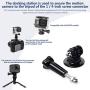 Phone Tripod Accessories, 1 Pack Phone Tripod Mount with 360° Rotation,1 Pack Bluetooth Camera Remote,1 Pack Desktop Phone Tripod Camera Tripod Travel Tripod, Tripod for iPhone/Samsung