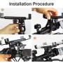 Urijk Bicycle Mobile Phone Mount Holder Mountain Road Bike Phone Stands Cycling Accessories Outdoor Cycling Accessories