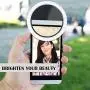 GLOUE Selfie Light Ring Led Circle Clip-on Selfie Fill Light with 36 Led Bubbles USB Rechargeable Portable for iPhone Smart Phones, Pads, Makeup Mirrors-Black 1 Pack