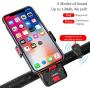 Ultra Bright Bike Light Set, 4000 mAh Rechargeable Bicycle Light, 6 Hours Endurance, Equip Bicycle Front Headlight and Back Taillight&loudspeaker, 3 Light Modes Mountain Cycling Riding Lamp Flashlight