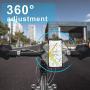Niluoya Bike Motorcycle Phone Mount, Cycling Trainer, Adjustable 360°, Accessories, Handlebar, Bicycle Holder for iPhone 11 Pro X XS MAX XR 8 Plus, Samsung Galaxy, 4.5-7.2 inches Cell Phones