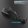 OQTIQ Magnetic Car Phone Mount, Dashboard Windshield Car Phone Holder with 7.5-Inch Long Arm, Strong Sticky Gel Suction Cup, Anti-Shake Stabilizer Compatible with iPhone 11 pro/11 pro max/XS/XR/X/8/7