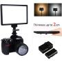 VILTROX L116T RA CRI95 Super Slim LED Light Panel,3300K-5600K LED Video Light Panel, LCD Display Screen,Color Temperature and Brightness can be Adjusted with NP-F550 Lithium Battery