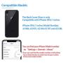 Vimour Back Glass Replacement for iPhone XR 6.1 Inches All Carriers with Pre-Installed Adhesive and Repair Tool Kits (Black)