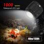 Yosoo Waterproof Fill Light， Diving Fill Light Waterproof Fill Light,Diving 40m Depth Waterproof LED Fill Light Photography Camera Shooting Accessory Photography Light