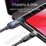 A.S Gen2 Magnetic Charging Cable, 540° Rotation Magnetic Phone USB Cable, 3A Fast Charging Data Transfer Charger Cable Compatible with USB C, Micro USB and iProduct (Black, 1.6ft+3.3ft+6.6ft)
