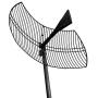 Long range cellular antenna - up to 10 miles range | High gain outdoor cell phone booster antenna +26db | Covers all cellular bands LTE, 4G, 5G Ready, GSM, 3G | Works for all carriers | Weatherproof