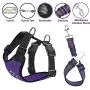 Lukovee Dog Safety Vest Harness with Seatbelt, Dog Car Harness Seat Belt Adjustable Pet Harnesses Double Breathable Mesh Fabric with Car Vehicle Connector Strap for Dog Lukovee Dog Safety Vest Harness with Seatbelt, Dog Car Harness Seat Belt Adjustable Pet Harnesses Double Breathable Mesh Fabric with Car Vehicle Connector Strap for Dog