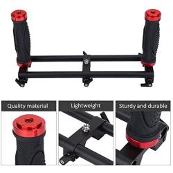 Dual Handheld Grip Bracket,Camera Dual Grip Extender Handle Gimbal Stabilizer Rig Accessory for Zhiyun Feiyu