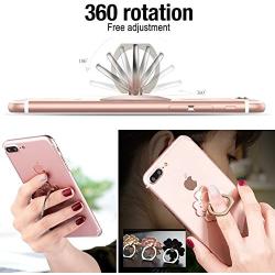 Phone Ring Stand [4 Pack] - Mengfly Universal Phone Finger Ring Grip Stand Holder Compatible with iPhone Xs Max XR X 8 7 6 6s Plus, Samsung Galaxy S9 S8 Plus S7 S6 Other Smartphones