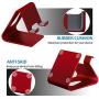 COOLOO Cell Phone Stand,【2 Pack】 Mobile Phone Anti-Skid Holder, Cradle, Dock Compatible Android Smartphone, Phone 11 Pro Xs Max Xr X 8 7 6 6s Plus 5s, Accessories Desk - Red