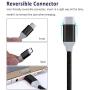 USB Type C Cable, Pofesun (3-Pack 10FT) USB A to USB-C Fast Charging Nylon Braided USB C Cable Compatible for Samsung Galaxy S10e S10 S9 S8 Plus Note 9 8, Moto Z, LG V30 V20 G5 G6-Black,White, Blue