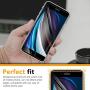 [3 Pack] UniqueMe Screen Protector for iPhone SE 2020 4.7" Tempered Glass, [Case Friendly] 9H Hardness [Alignment Frame Easy Installation] High Definition Bubble Free