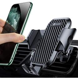 andobil Car Phone Mount Ultimate Smartphone Car Air Vent Holder Easy Clamp Cradle Hands-Free Compatible with iPhone 11/11 Pro/11 Pro Max/8 Plus/8/X/XR/XS/SE Samsung Galaxy S20/S20+/S10/S9/Note 20/10