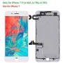 Screen Replacement Compatible for iPhone 7 Plus White 5.5 Inch, LCD Display 3D Touch Digitizer Full Assembly with Proximity Sensor + Front Facing Camera + Earpiece Speaker + Repair Tools Kit