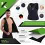 Kewlioo Mens Zipper Neoprene Sauna Vest