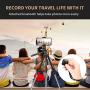 Fotopro Phone Tripod Stand, 39.5 Inch Lightweight Travel Tripod for iPhone with Remote Control, Aluminum Compact Camera Tripod for Nikon, Samsung, Huawei, Vlog Tripod for Tiktok YouTube