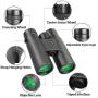 Binoculars Compact for Adults Bird Watching Clearly - 12X42 High Definition Traveler Large-View - Novel Modeling and Lightweight - Binocular Great for Outdoor Sports Games and Concerts