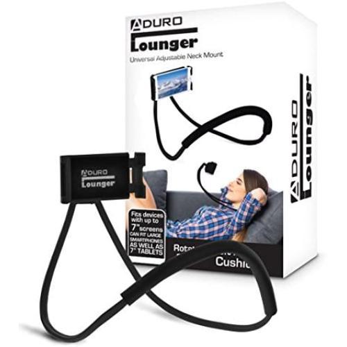 Aduro Phone Neck Holder, Gooseneck Lazy Neck Phone Mount to Free Your Hands for iPhone Android Smartphone