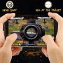 Mobile Game Controller- Mobile Controller Sensitive Shoot and Aim Button [Including Phone Ring Holder] for PUBG (Mobile Game Controller)
