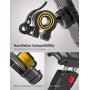 Phone Holder Mount for Bike Handlebar - Lamicall Motocycle Cell Phone Clamp, Scooter Phone Mount for iPhone 11/ iPhone 11 Pro/iPhone 11 Pro Max, Samsung S10 and More 4.7“ - 6.8" Smartphones - Yellow