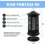 Bug Zapper for Indoor & Outdoor, Electric Mosquito Zapper Killer, 4200V Electric Mosquito Killer, Waterproof Powered Electric Mosquito Zappers Killer, Powerful Insect Killer for Home Garden Backyard Bug Zapper for Indoor & Outdoor, Electric Mosquito Zapper Killer, 4200V Electric Mosquito Killer, Waterproof Powered Electric Mosquito Zappers Killer, Powerful Insect Killer for Home Garden Backyard