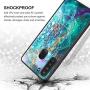 BENTOBEN Galaxy A21 Case, Slim Fit Glow in The Dark Shockproof Protective Hybrid Hard PC Soft TPU Bumper Cover Phone Cases for Samsung Galaxy A21 (2020 Release), Mandala in Galaxy