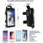 Niluoya Bike Phone Mount Bag, Cycling Waterproof Mountain Bicycle Frame Top Tube Handlebar Pack with Touch Screen Phone Pouch Case Holder Compatible with iPhone X XS Pro Max XR 8 7 6 6s Plus More