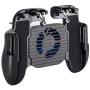 PUBG Mobile Controller with Phone Cooling Fan and Built-in 500 mAh Battery Mobile Gaming Joysticks Sensitive Shoot and Aim Keys L1R1 Shooter for PUBG Knives Out Rules of Survival