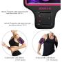 Galaxy S20/S10/S9/S8 Armband, JEMACHE Gym Running Exercises Workouts Phone Arm Band for Samsung Galaxy S20/S10/S9/S8/S7 Edge with Key Holder (Rosy)