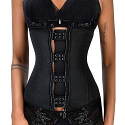 ASHLONE Latex Waist Trainer Corset Underbust Sport Cincher Womens Workout Body Shaper