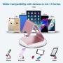 COOLOO Cell Phone Stand,【2 Pack】 Mobile Phone Anti-Skid Holder, Cradle, Dock Compatible Android Smartphone, Phone 11 Pro Xs Max Xr X 8 7 6 6s Plus 5s, Accessories Desk - Rose Gold
