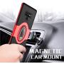 Samsung Galaxy Note 9 Case - eSamcore Ring Holder Kickstand Cases + Dashboard Magnetic Phone Car Mount [RED]