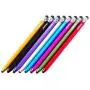 Honsky Cell Phone Stylus, Tablet Stylus for Touch Screens: Universal Slim Long Metal Pencil-Like Stylist Pens, Tablet Pen, Touchscreen Stylus Pen - Bulk, Multi-Colored - Six Sided, Pack of 8
