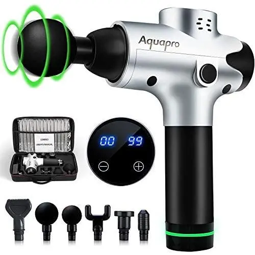 Massage Gun Deep Tissue, 20 Speeds Percussion Massage Gun for Athletes Muscle Recovery, Cordless Handheld Muscle Massager Gun for Body Neck Back Leg,Carry Case & 6 Heads Massage Gun Deep Tissue, 20 Speeds Percussion Massage Gun for Athletes Muscle Recovery, Cordless Handheld Muscle Massager Gun for Body Neck Back Leg,Carry Case & 6 Heads