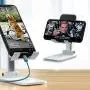 AgoKud Cell Phone Stand, Adjustable Cellphone Stand Aluminum Alloy Portable Tablet Stand Desktop Suit for Smartphones & Tablet, Nintendo Switch AgoKud Cell Phone Stand, Adjustable Cellphone Stand Aluminum Alloy Portable Tablet Stand Desktop Suit for Smartphones & Tablet, Nintendo Switch