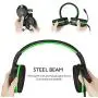 Gaming Headset for Xbox One, PS4, Nintendo Switch, ifmeyasi Stereo Bass Surround 3.5mm Headsets, Over-Ear Headphones with Noise Cancelling Micophone for Laptop PC Mac iPad Smartphones (Green)