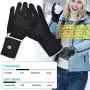 Heated Glove Liners for Men Women,Rechargeable Battery Motorcycle Ski Snow Warmer Mitten Glove Arthritis