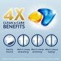 Woolite Clean & Care Pacs, Laundry Detergent Pacs, 30 Count, for Standard and HE Washers, Travel Laundry Packets
