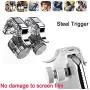 Ttzz Mobile Game Controller,PUBG L1R1 Gaming Trigger Mobile Phone Fire Button Handle Grip Shooter Controller Transparent