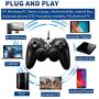 PC Game Controller, OUTWIT Wired USB Gaming Controller, Joystick Plug and Play, Gamepad with Dual-Vibration, Turbo and Trigger Buttons for Windows/Laptop/Steam/Android/ PS3/TV Box