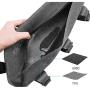Efaster Bicycle Storage Frame Bag，100% Waterproof Bike Packing Bag，Triangle Large Cycling Tube Pouch Quick Release Frame Bag，Bicycle Front Mobile Phone Bag Bike Accessory Bag