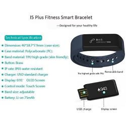 arVin Smart Bracelet, Fitness Activity Tracker Smart Bluetooth Watch Sports Wristband Step Counter Health Sleep Moniter with Adjustable Wrist Band for iOS 7 and Android 4.3 Smartphones